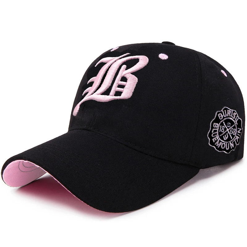 Premium Unisex Embroidered Alphabet Peaked Cap - H5012